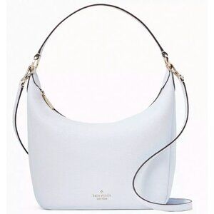 S Kate Spade Leila Shoulder Bag Very Light Blue Leather KB694 NWT $399 Retail